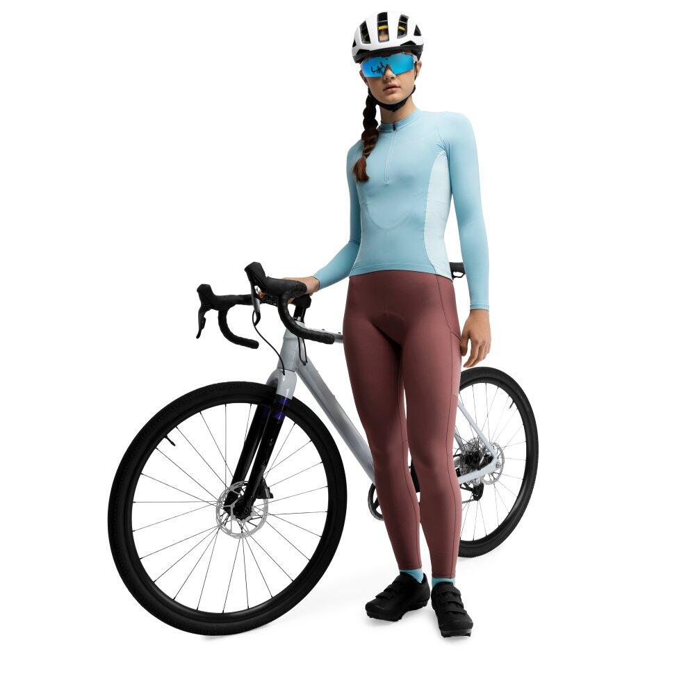 Camisola de ciclismo gravel manga comprida mulher GM3-W Bordala Azul 3/7
