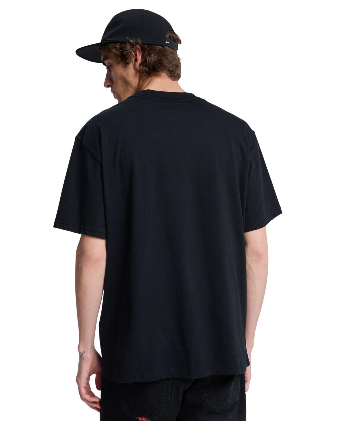 T-shirt à manches courtes SALT WATER POCKET Noir Homme 2/4