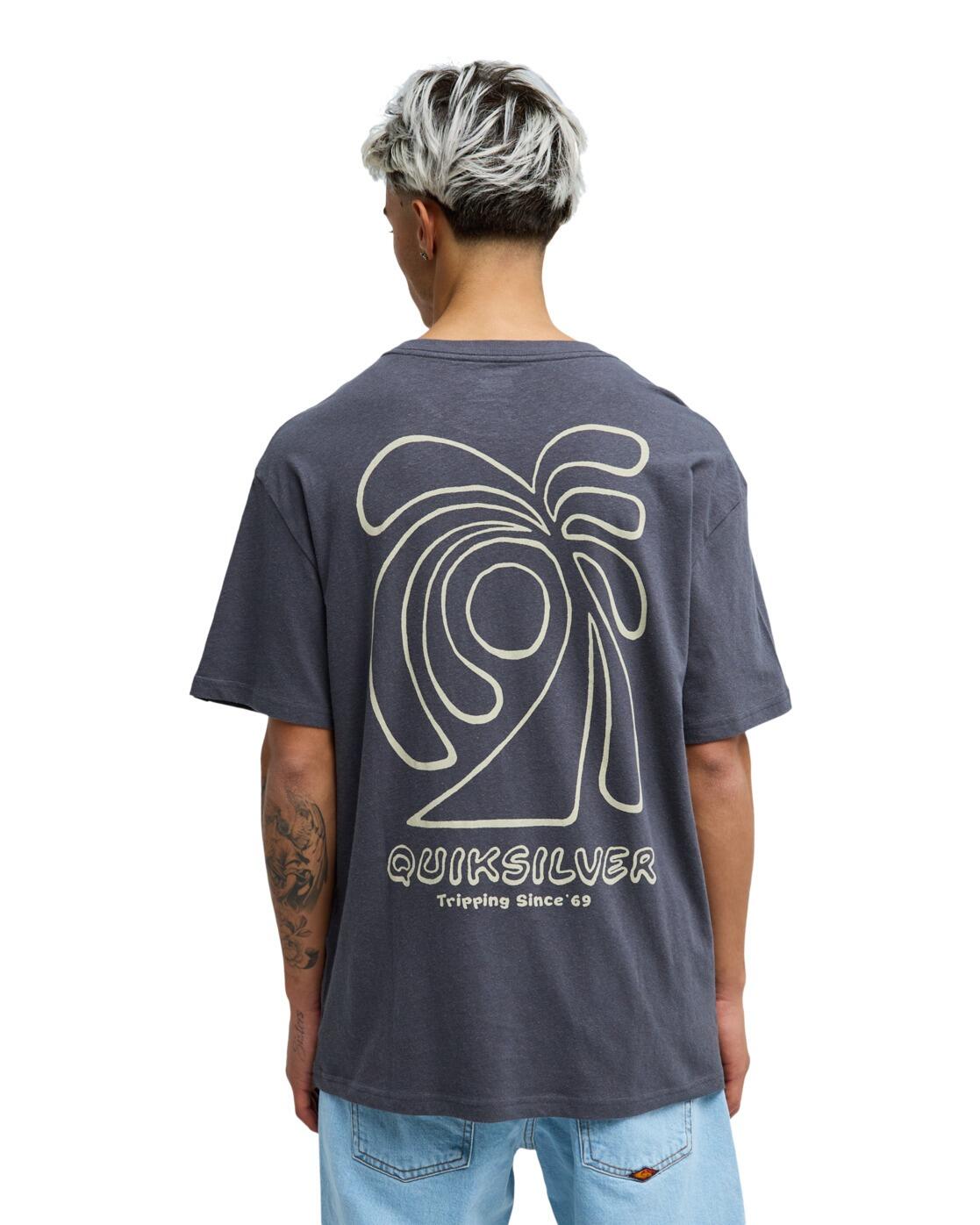 T-Shirt à manches courtes CURVE PALM Noir Homme 2/4