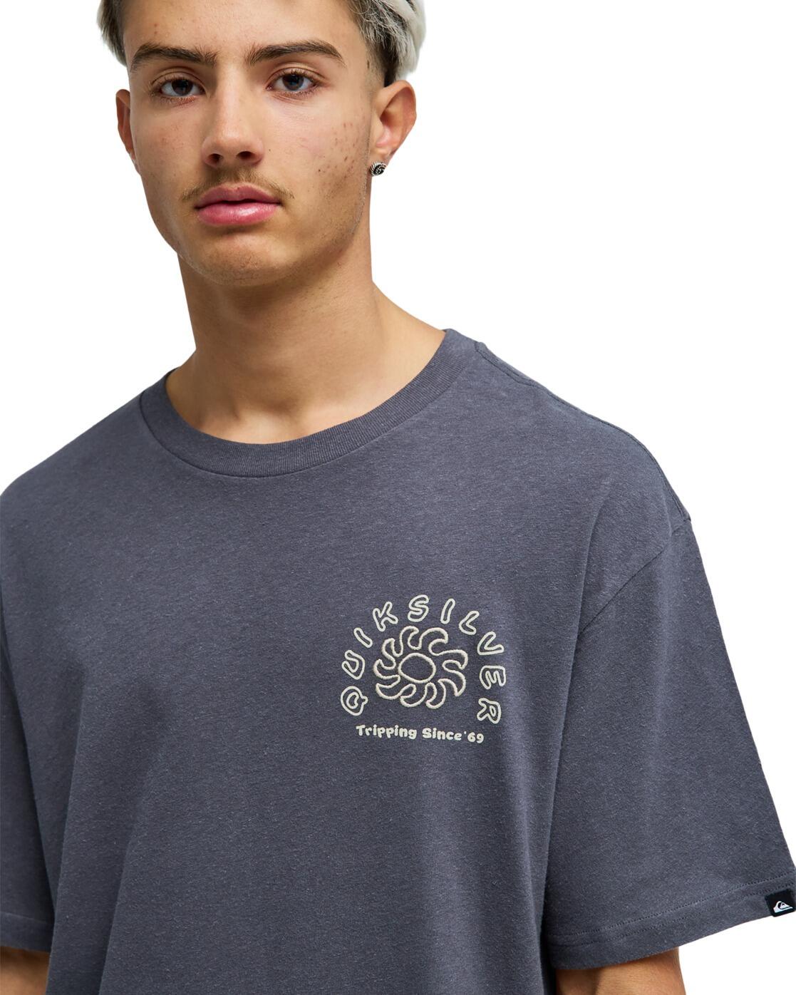 T-Shirt à manches courtes CURVE PALM Noir Homme 4/4