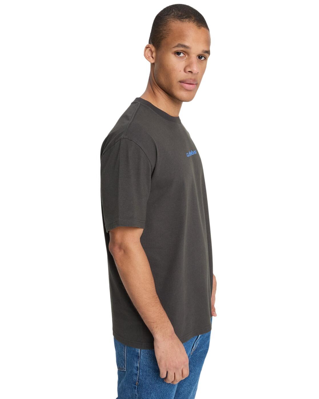 T-Shirt à manches courtes FRACTURED WAVE Noir Homme 3/4