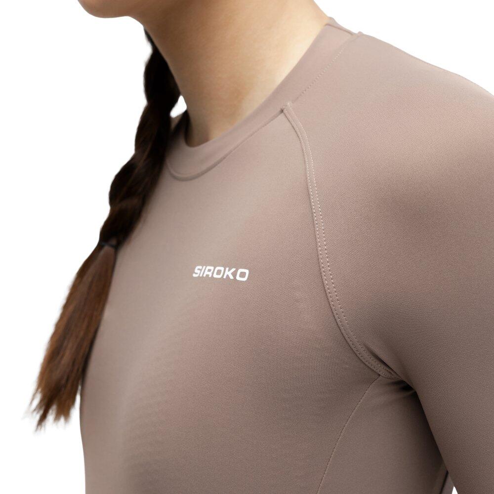 Damen langärmeliges radtrikot M9-W Scanuppia Brown Braun 5/6
