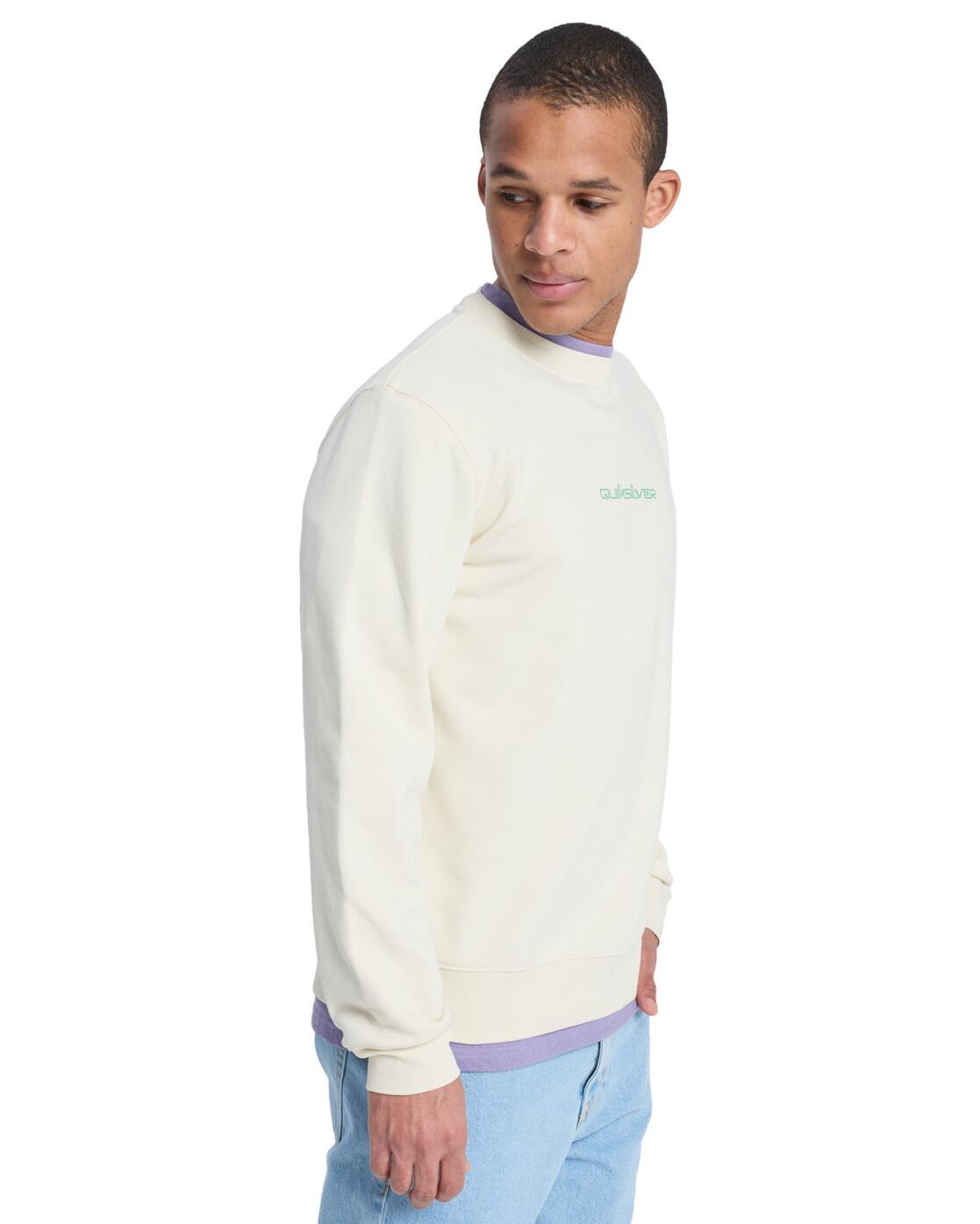 Sweatshirt GRAPHIC Weiss Herren 3/4