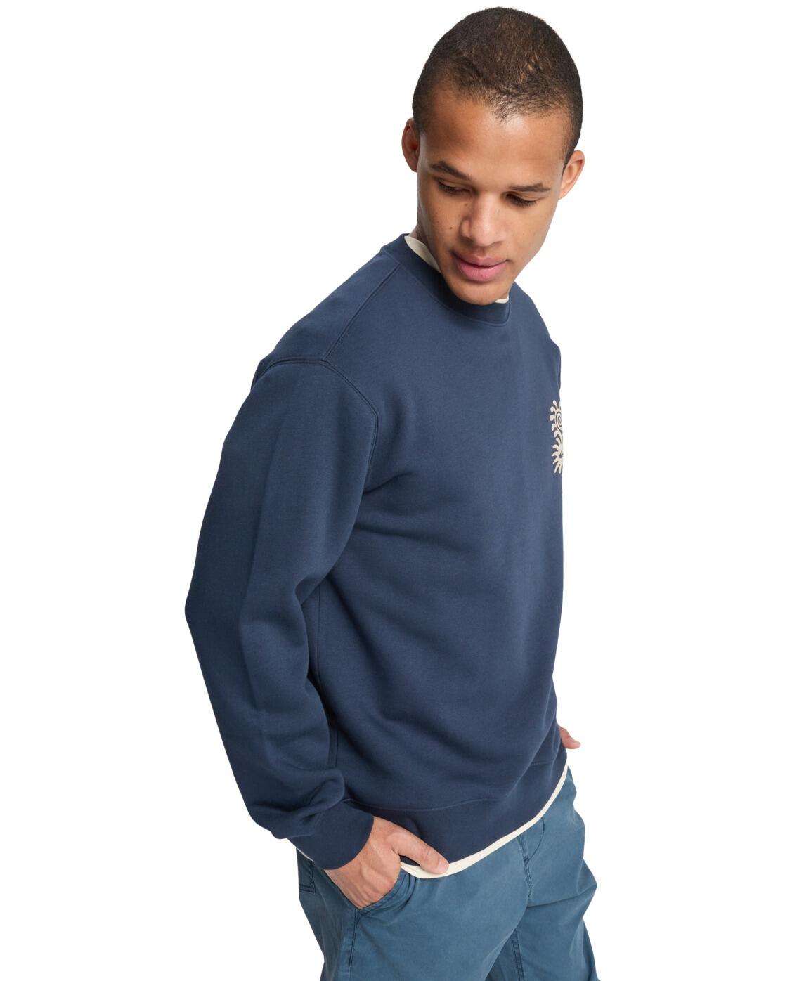 Sweat SALT WATER GRAPHIC Bleu Homme 3/4