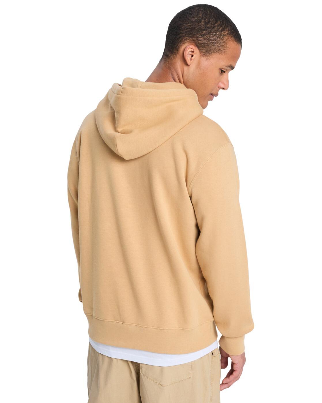 Sweat Capuche Homme Hera Beige Zippé – Taille M Coton – Très Bon état