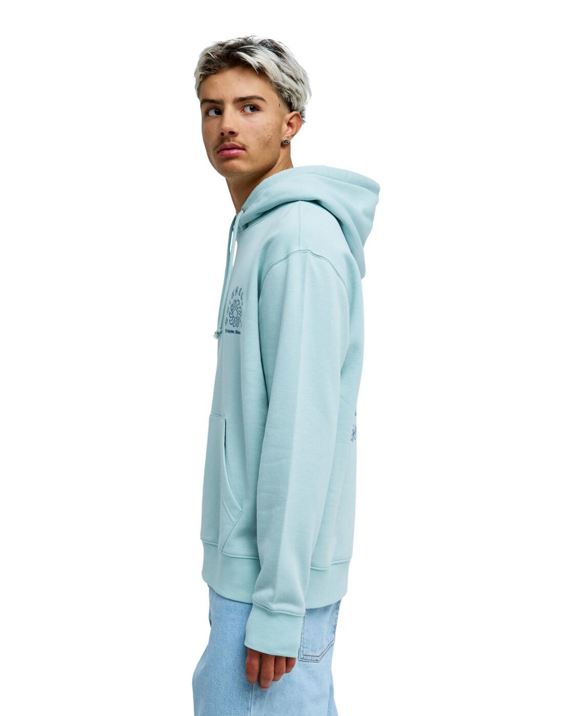 Sweat à capuche SALT WATER GRAPHIC Bleu Homme 3/4