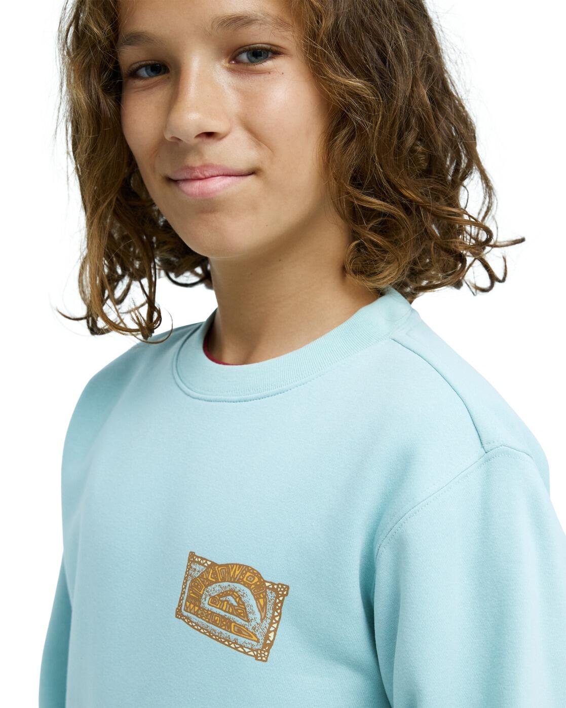 Sweat GRAPHIC Bleu Garçon 4/4