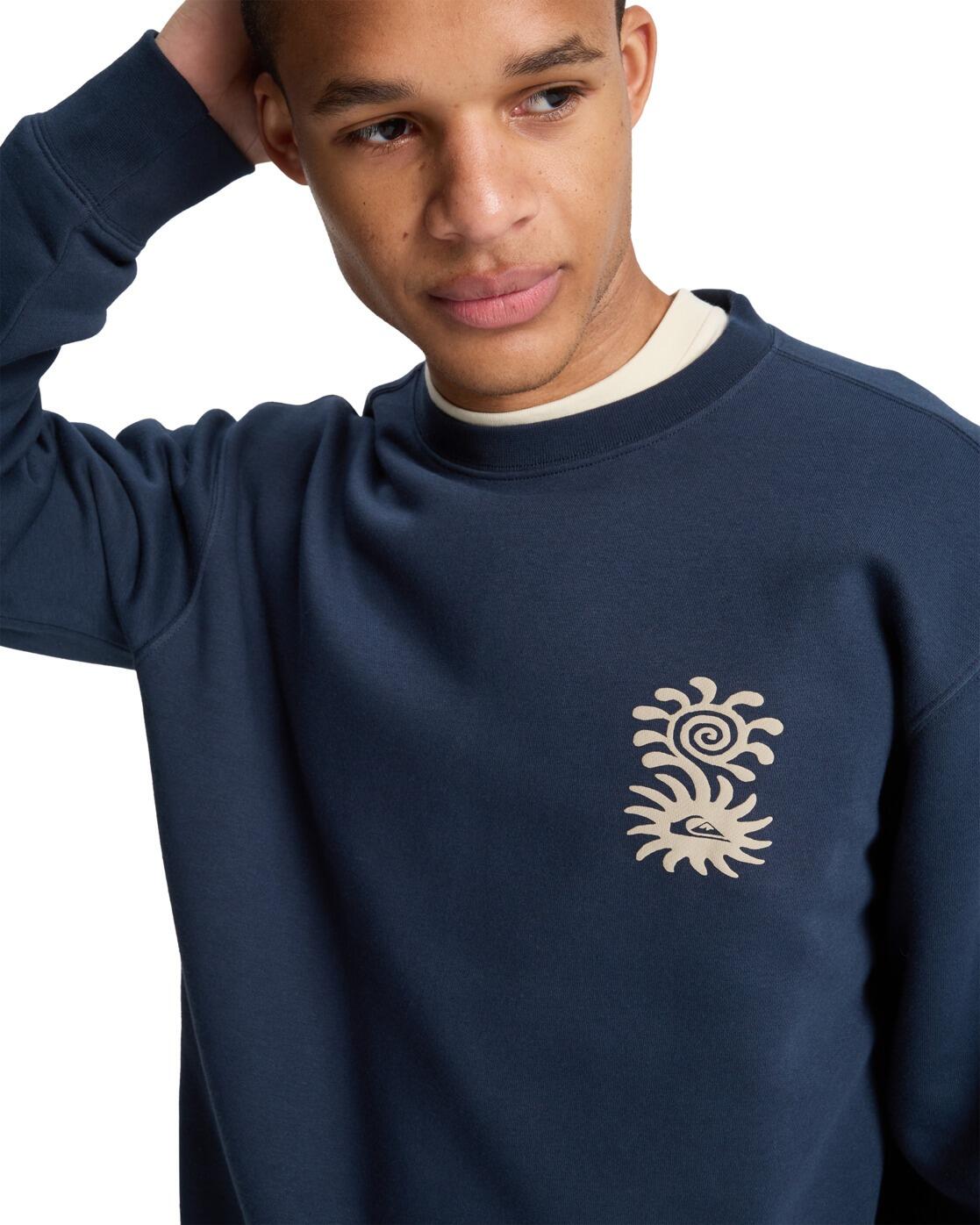 Sweat SALT WATER GRAPHIC Bleu Homme 4/4