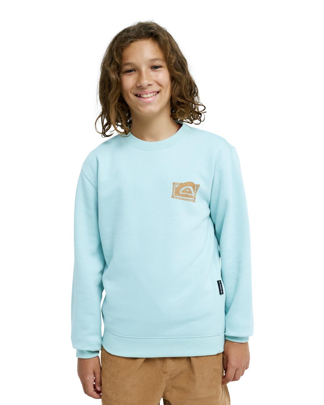 Sweat GRAPHIC Bleu Garçon 1/4