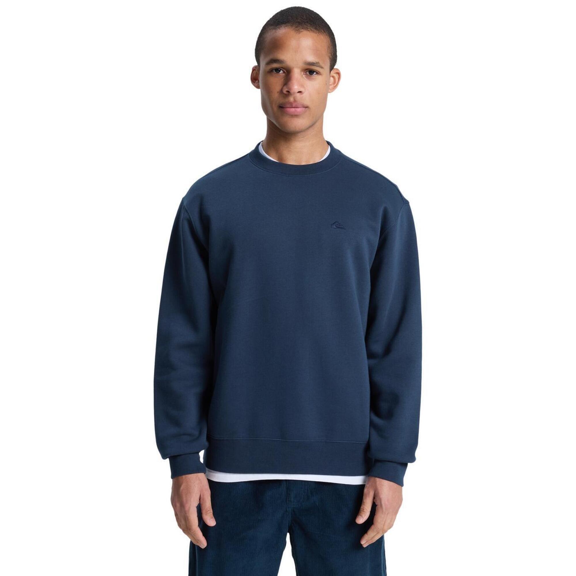 Quiksilver - Sweat Salt Water Noir Homme - Sweat-shirt - Bleu - Decathlon