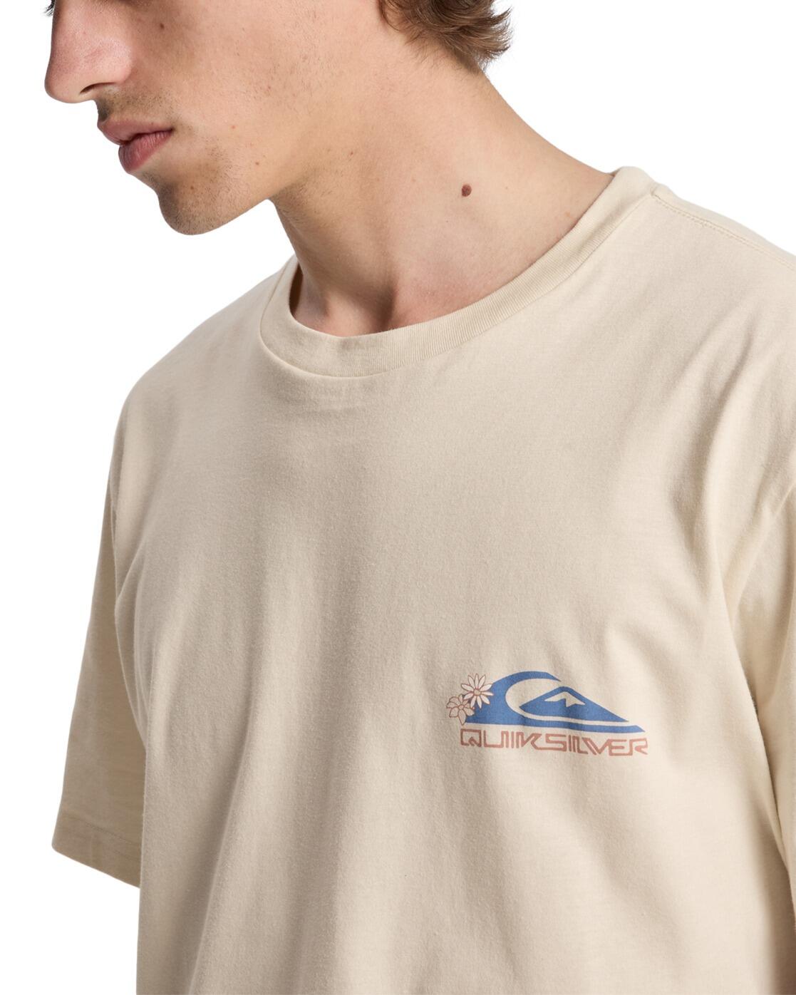 T-Shirt à manches courtes EV BARREL PARADISE Beige Homme 4/4