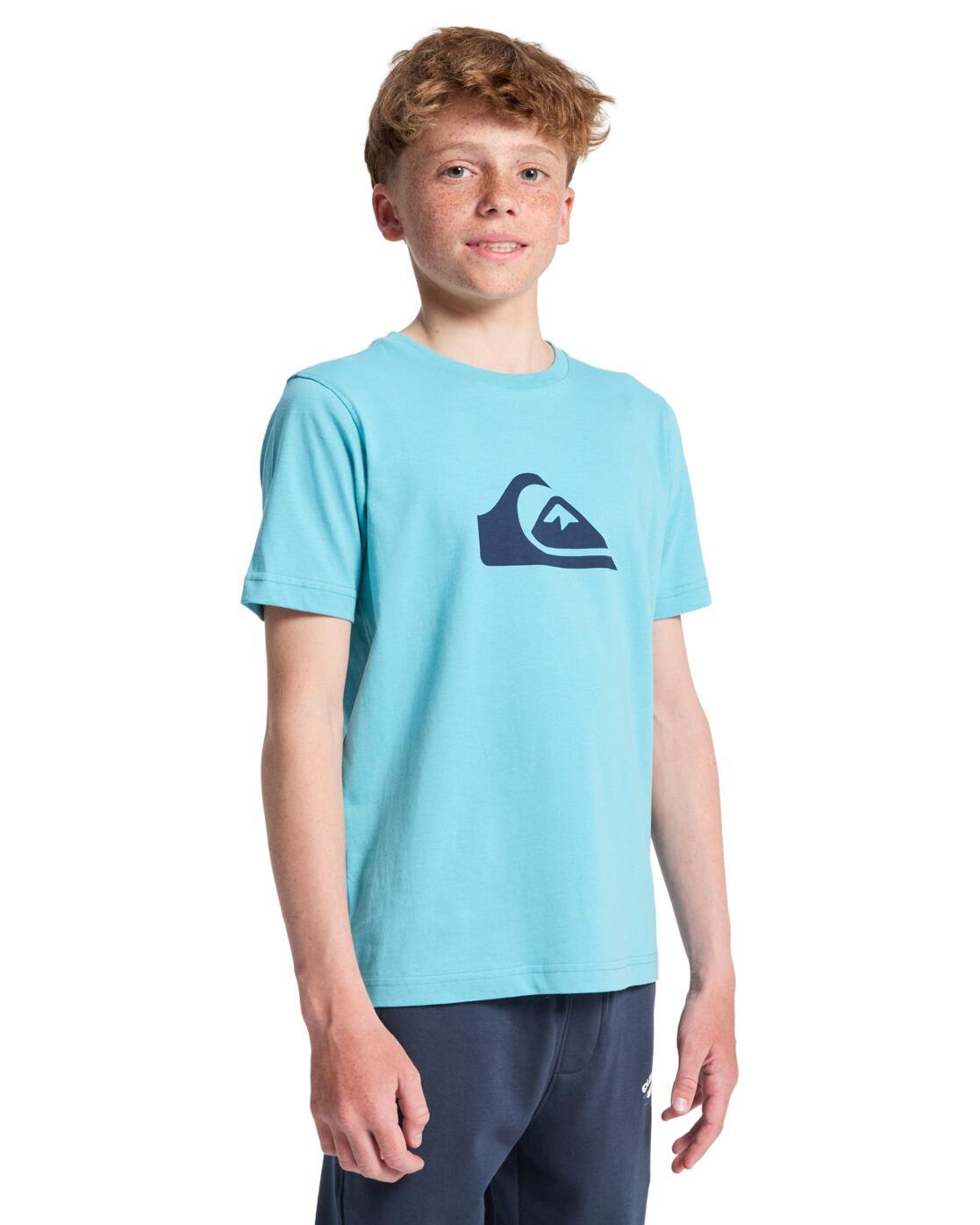 T-shirt à manches courtes EV COMP LOGO Bleu Garçon 3/4