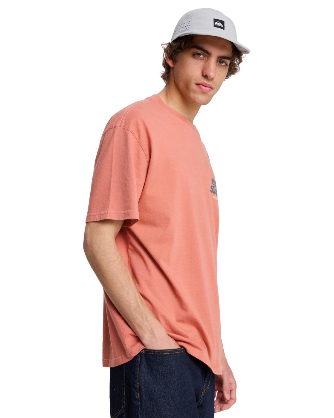 T-Shirt à manches courtes FRUITS TIDE Rose Homme 3/4