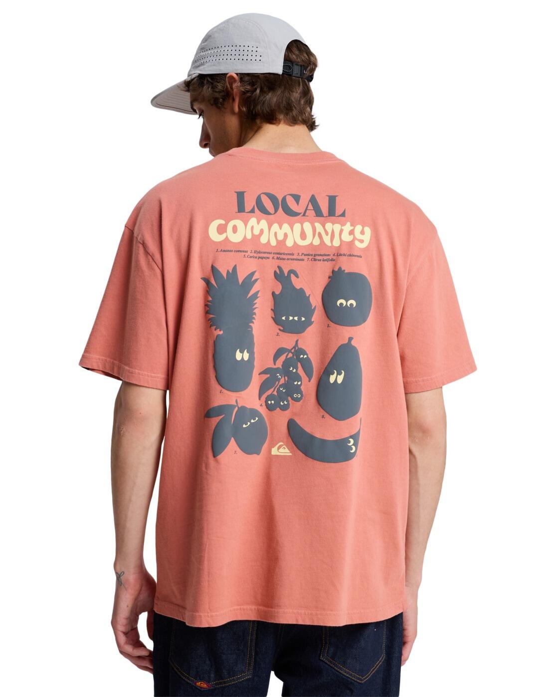 T-Shirt à manches courtes FRUITS TIDE Rose Homme 2/4