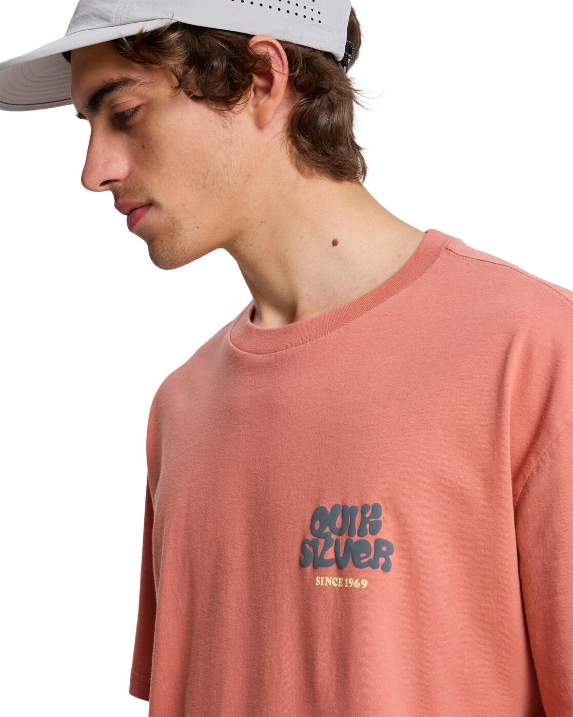 T-Shirt à manches courtes FRUITS TIDE Rose Homme 4/4