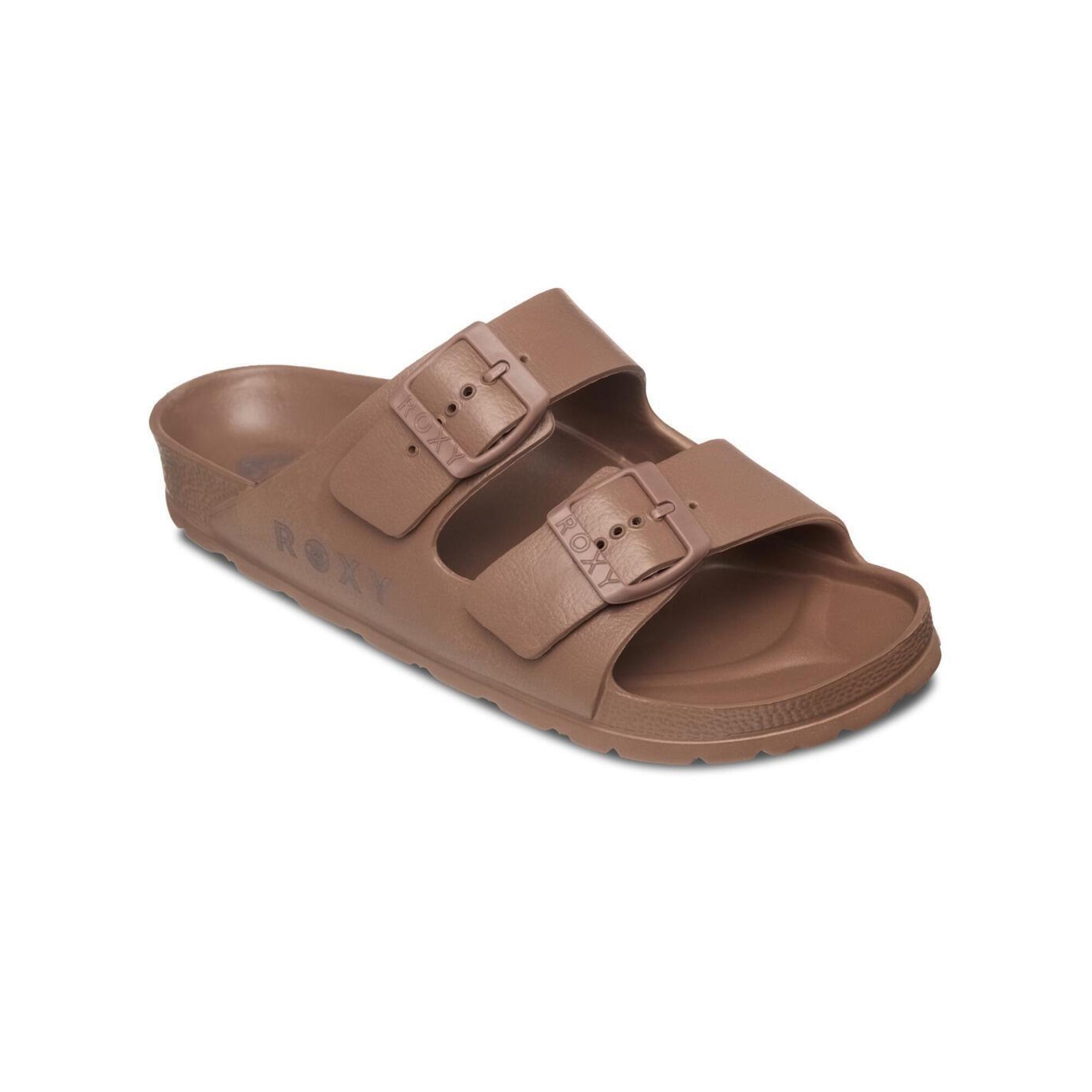 Roxy - Sandales Kattie Marron Femme - Sandales - Marron - Decathlon