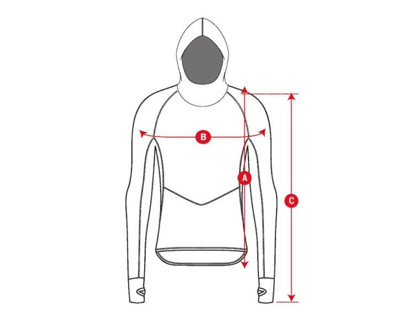 Maglia intima termica da ciclismo con cappuccio uomo DW Finestre Black Nero 7/8