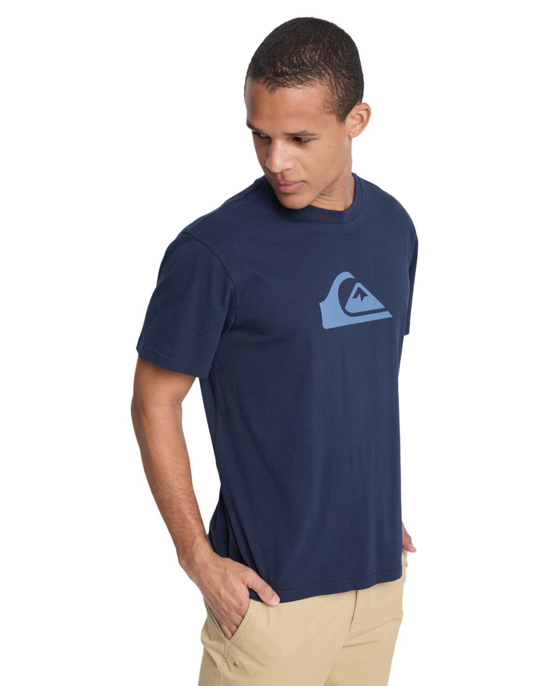 T-shirt à manches courtes EV COMP LOGO Bleu Homme 3/4