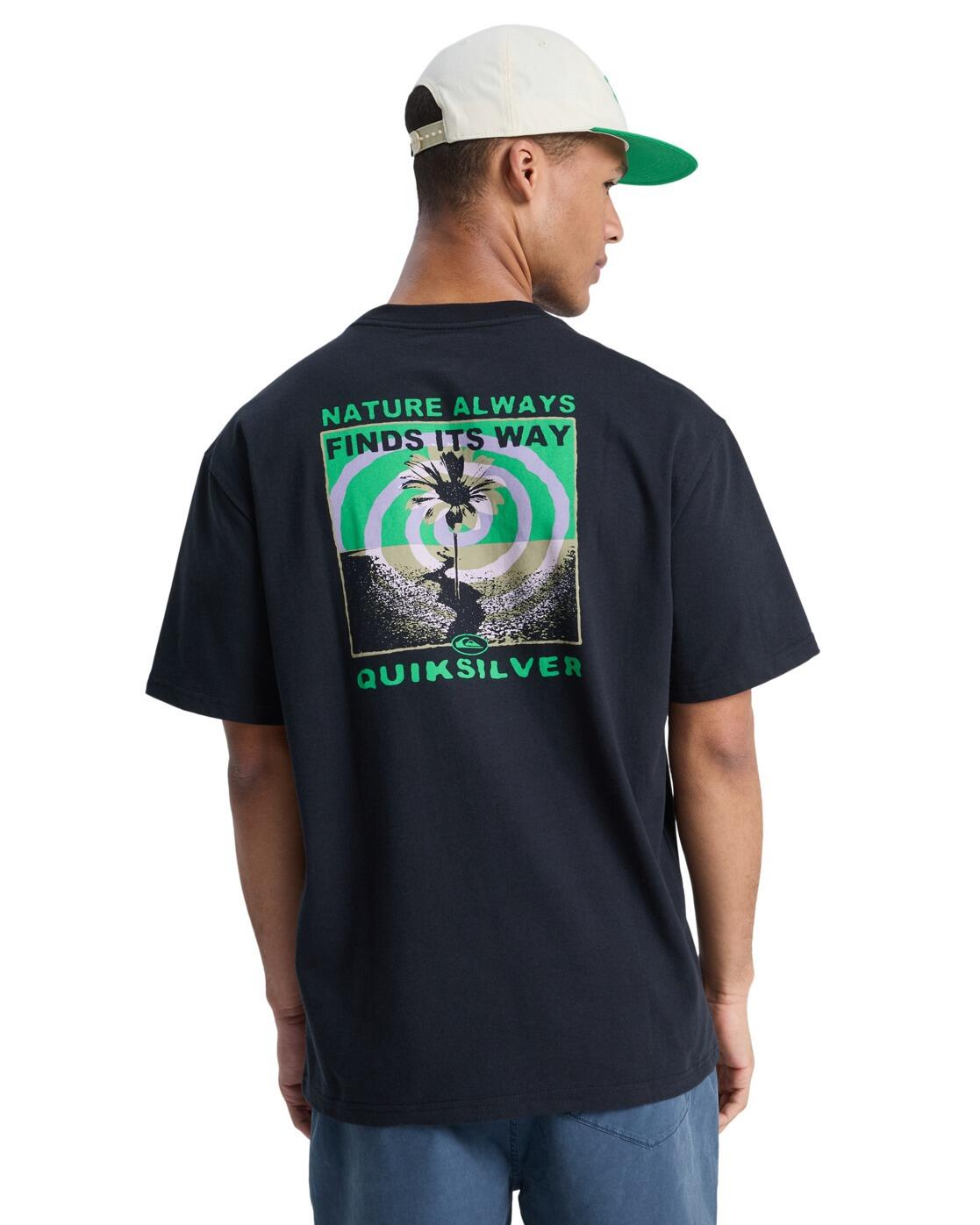 T-shirt met korte mouwen UPSIDE DOWN Schwarz Heren 2/4