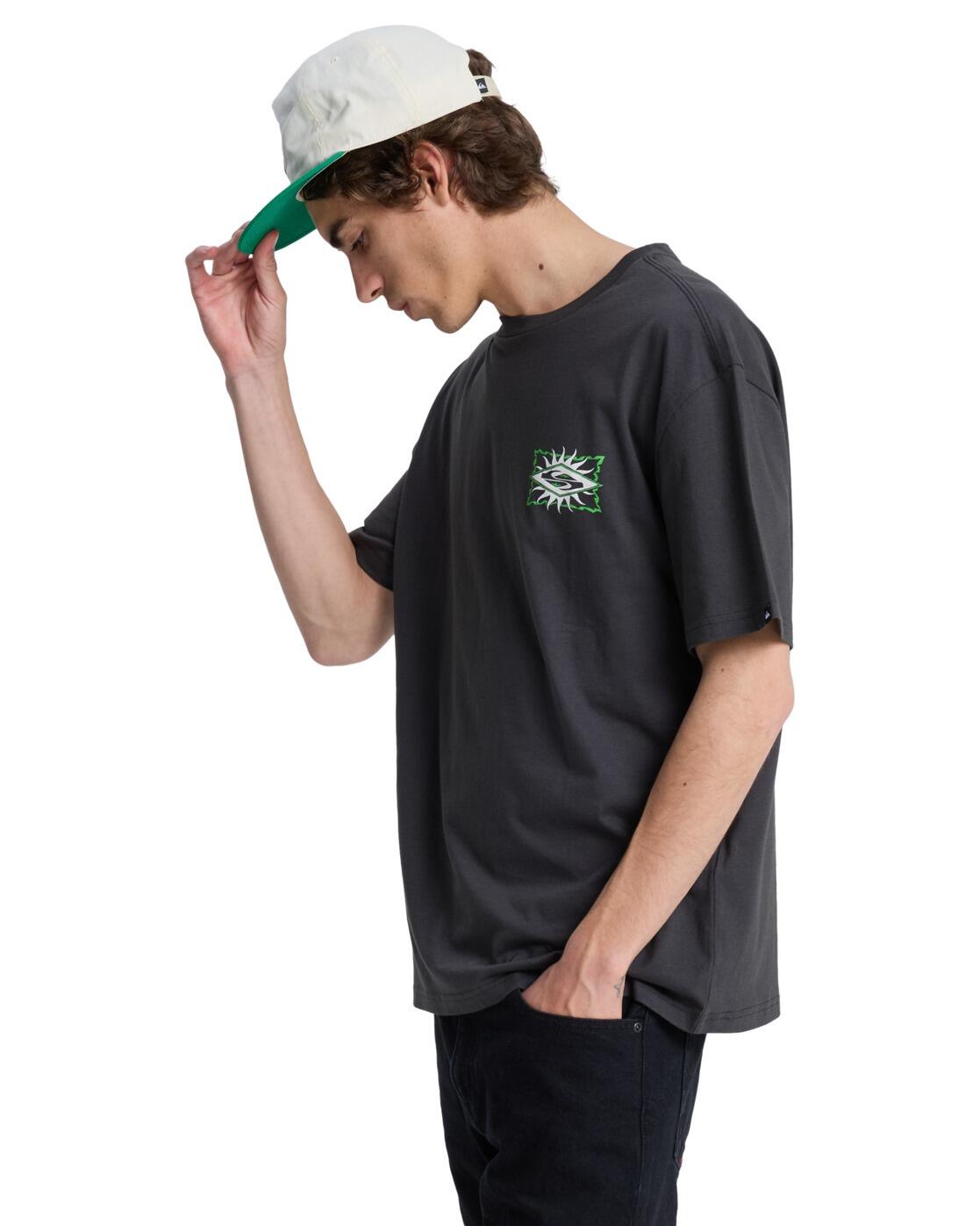 T-Shirt à manches courtes EV STARFISH STAMP Noir Homme 3/4