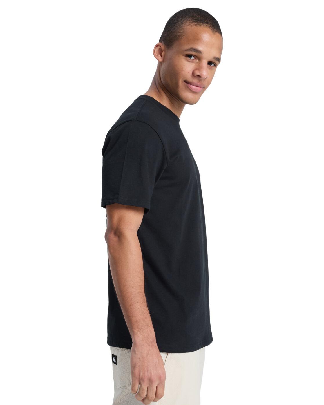 T-shirt met korte mouwen EVO LEARNING FROM NATURE Schwarz Heren 3/4