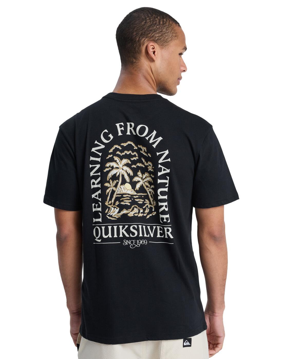 T-shirt met korte mouwen EVO LEARNING FROM NATURE Schwarz Heren 2/4