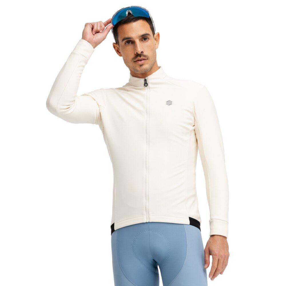 SIROKO Giacca da ciclismo softshell da uomo J1 Naranco Beige