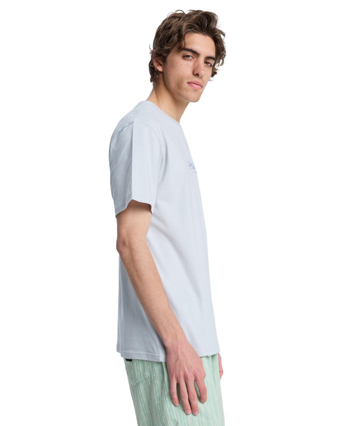 T-Shirt à manches courtes EV WILD WORLDS Gris Homme 3/4