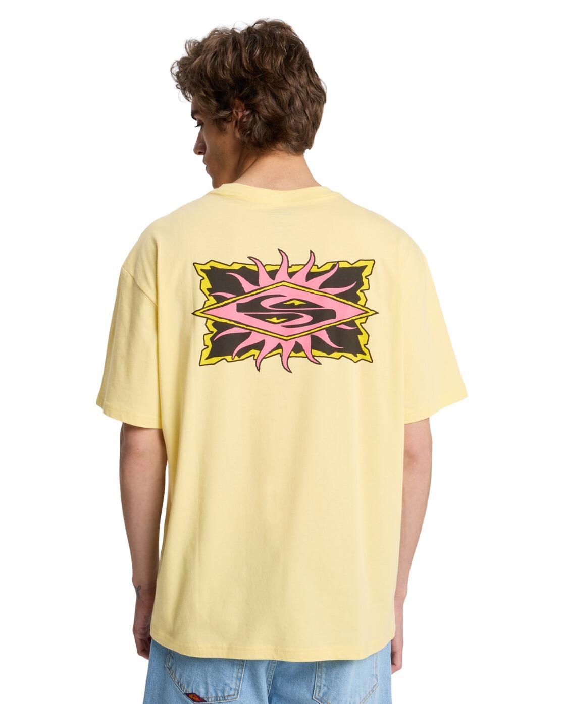 T-Shirt à manches courtes EV STARFISH STAMP Jaune Homme 2/4