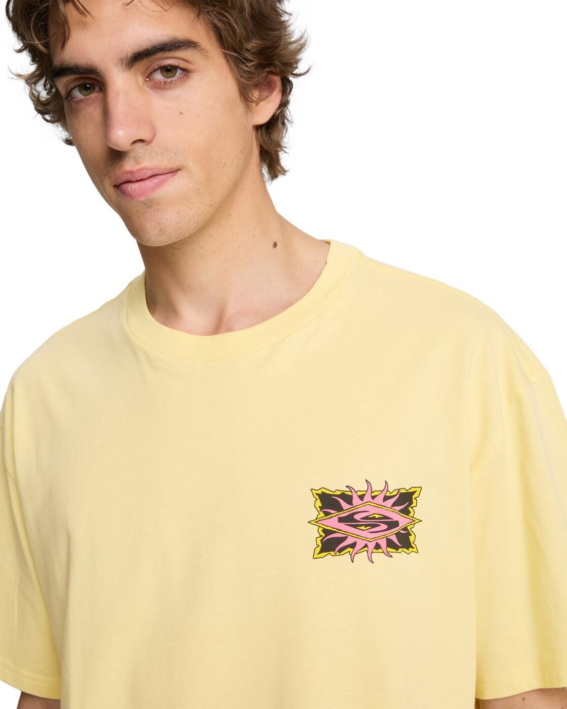 T-Shirt à manches courtes EV STARFISH STAMP Jaune Homme 4/4