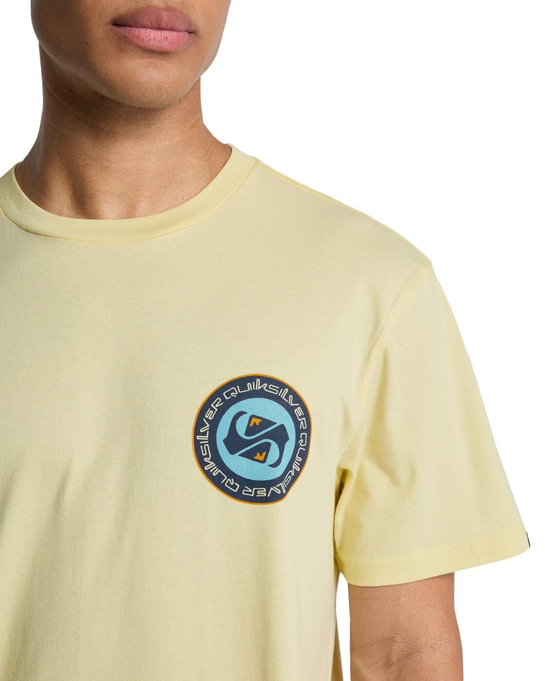 Camiseta de manga corta EV DUALITY Amarillo Hombre 3/4