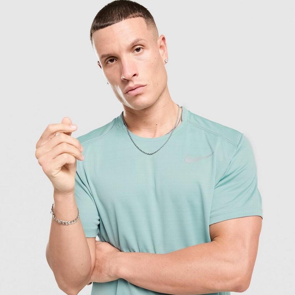 Camiseta Running Hombre Nike Miler Men´s Short-Sleeve Running / FZ4782-017 Turqu 2/4