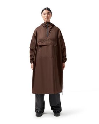 Leichter Wasserdichter Poncho Damen – Vegan bleu bleuet S