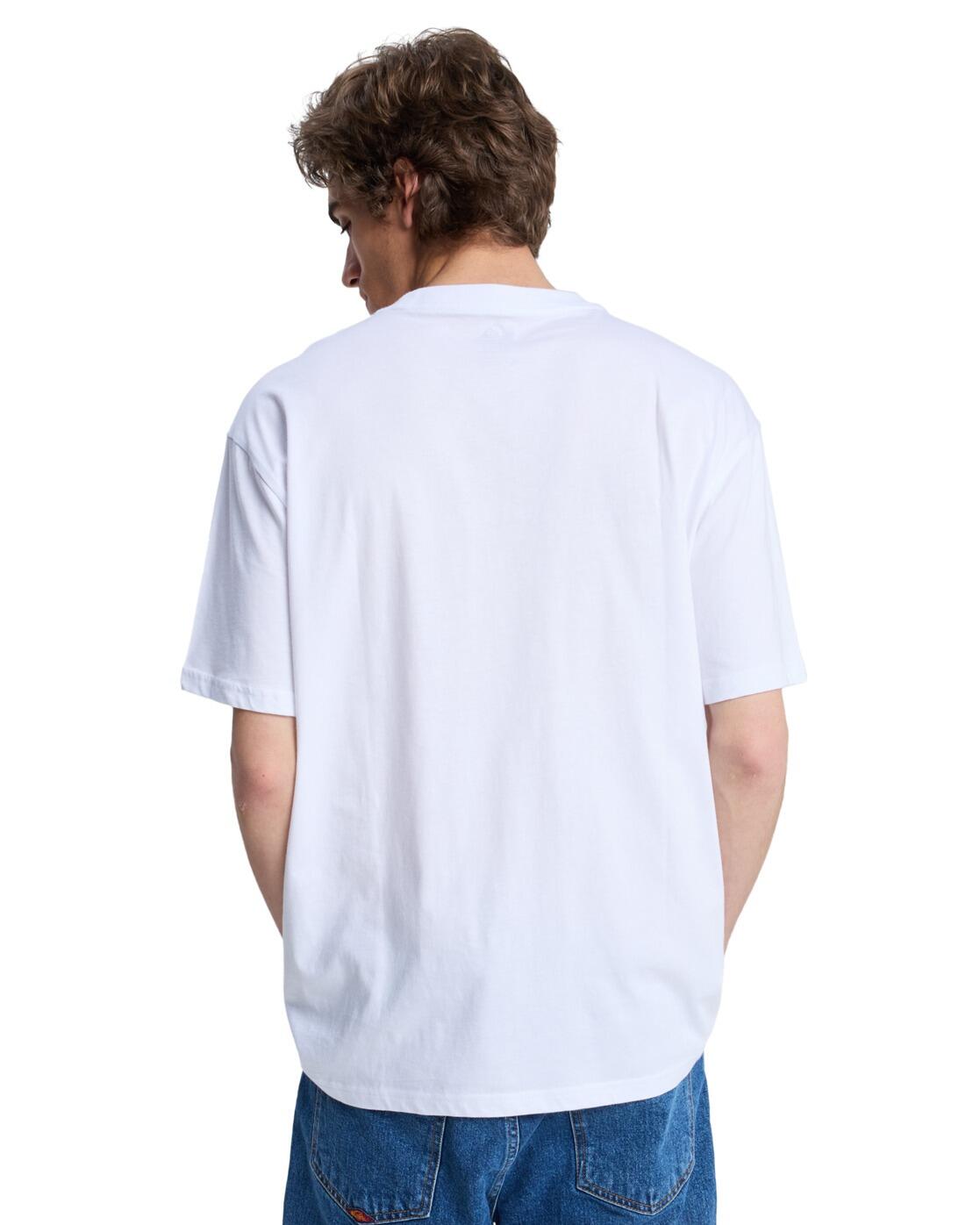 T-shirt à manches courtes SALT WATER POCKET Blanc Homme 2/4