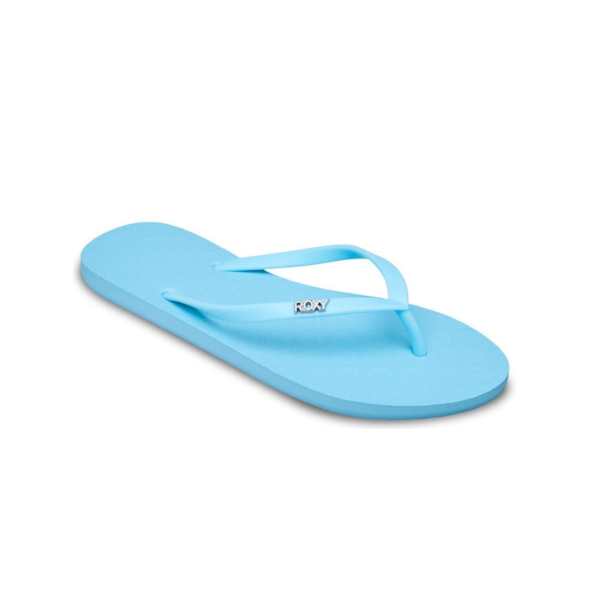 Roxy - Tongs Viva Iv Vert Femme - Tongs - Bleu - Decathlon
