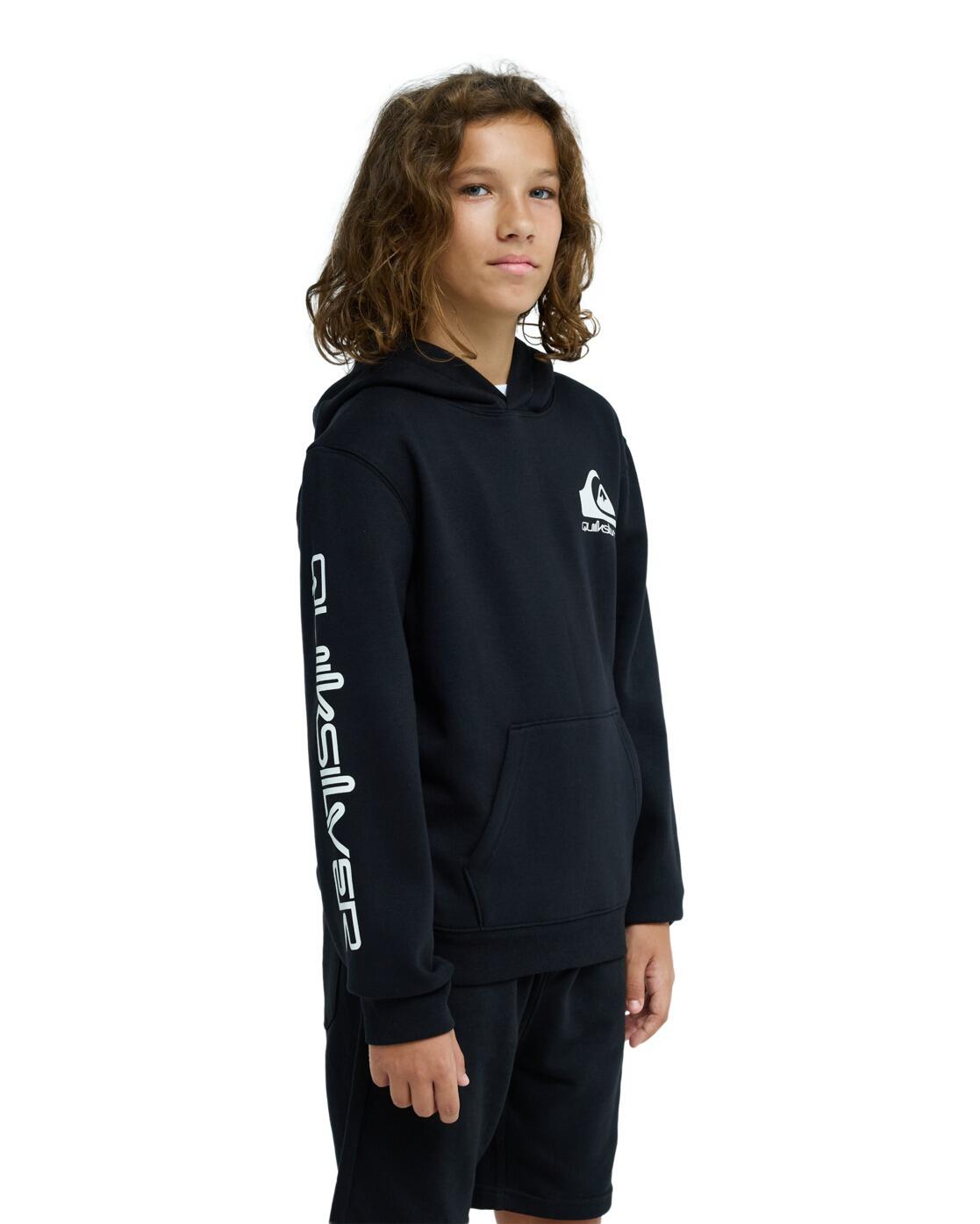 Sweat à capuche OMNI LOGO Noir Garçon 3/4