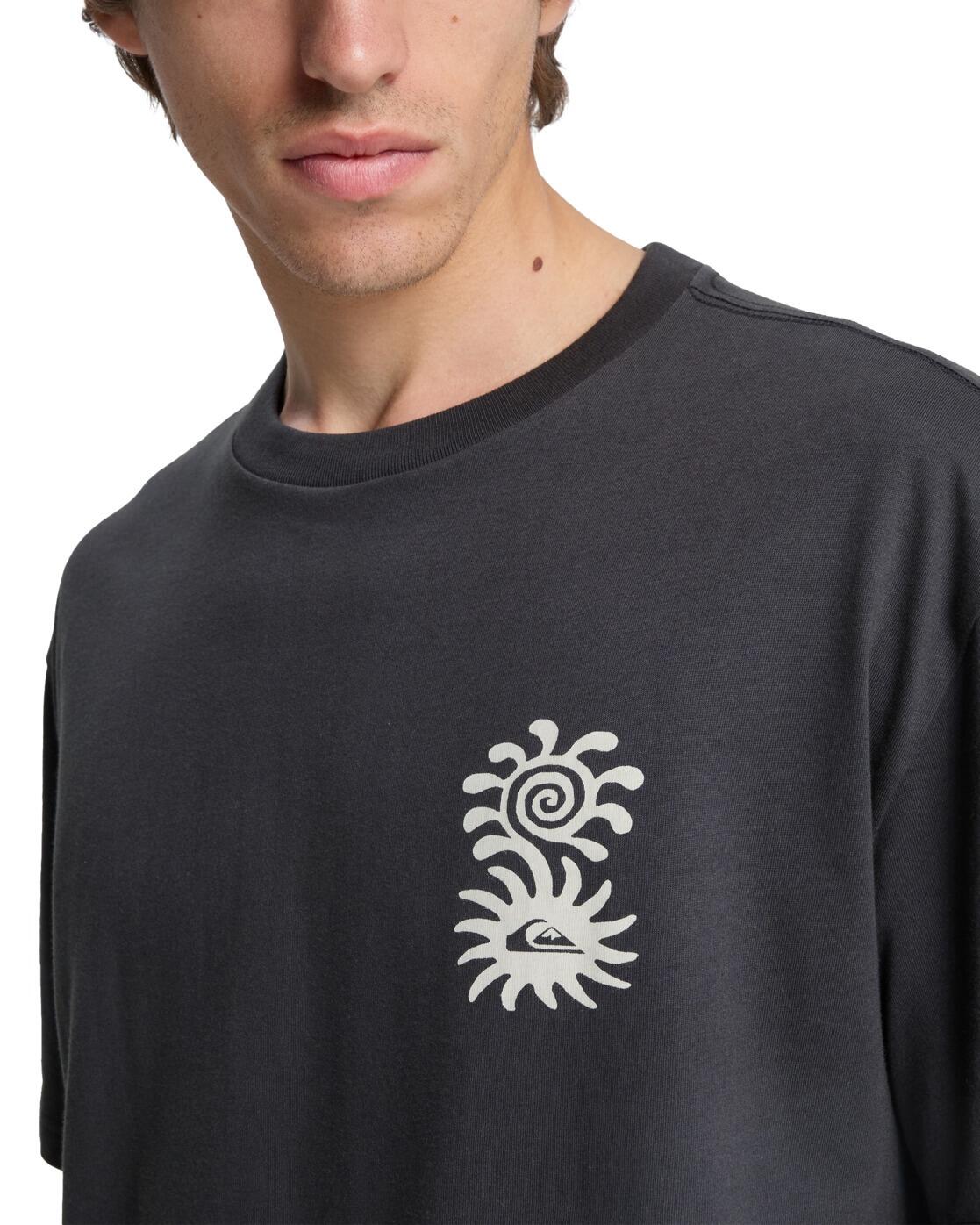 T-Shirt à manches courtes EVO BLOSSOM OF PEACE Noir Homme 4/4