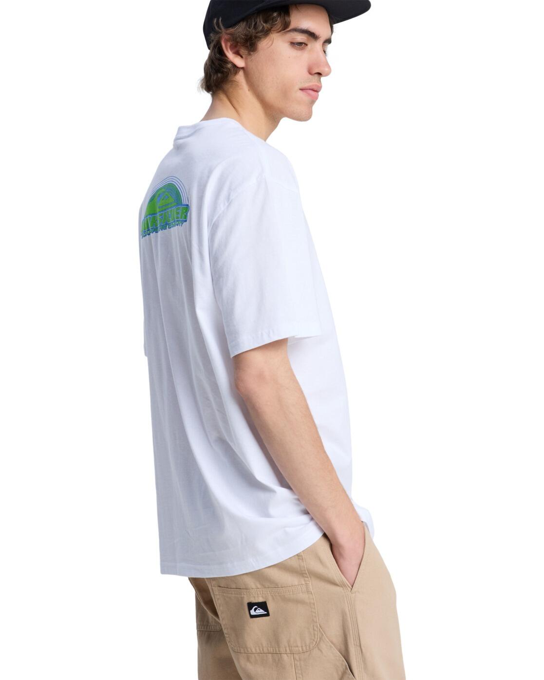 T-Shirt à manches courtes EV FADE SPECTRUM Blanc Homme 3/4