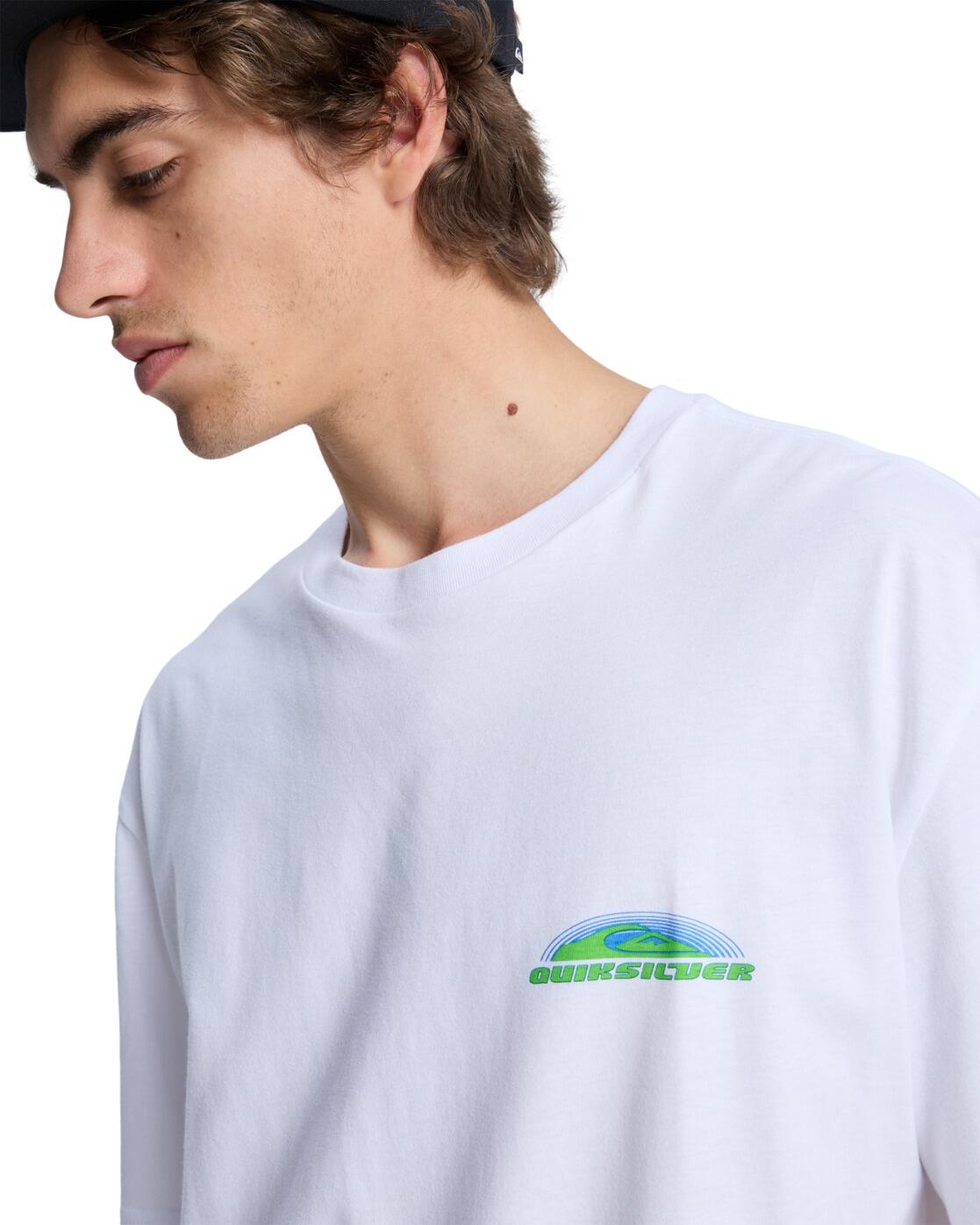 T-Shirt à manches courtes EV FADE SPECTRUM Blanc Homme 4/4