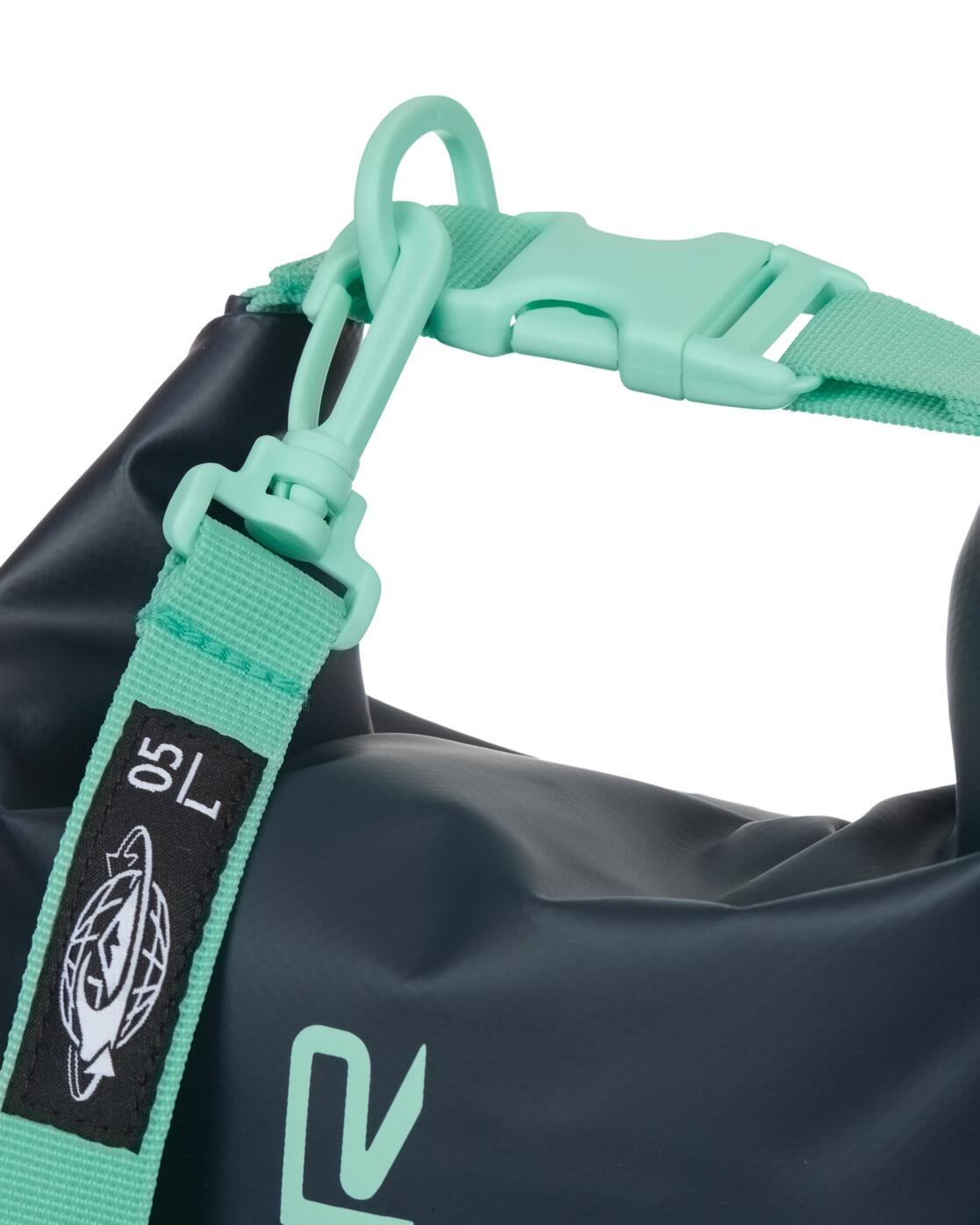 Sac de surf roll-top SMALL BACK DRY Bleu Homme 3/4
