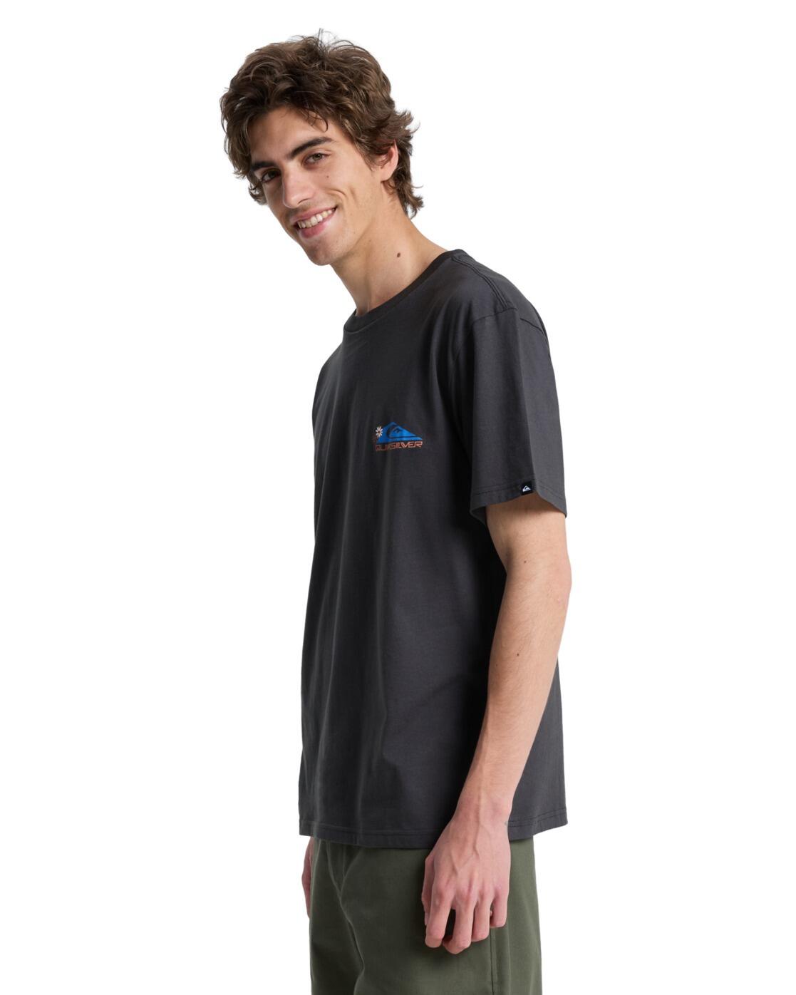 T-Shirt à manches courtes EV BARREL PARADISE Noir Homme 3/4