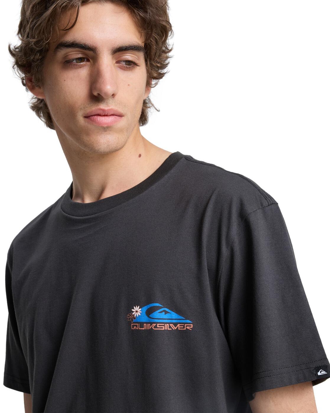 T-Shirt à manches courtes EV BARREL PARADISE Noir Homme 4/4