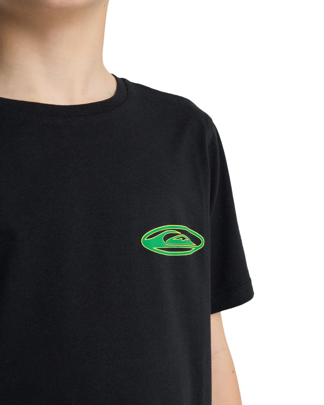 T-Shirt à manches courtes QUIK GLOBE Noir Garçon 4/4