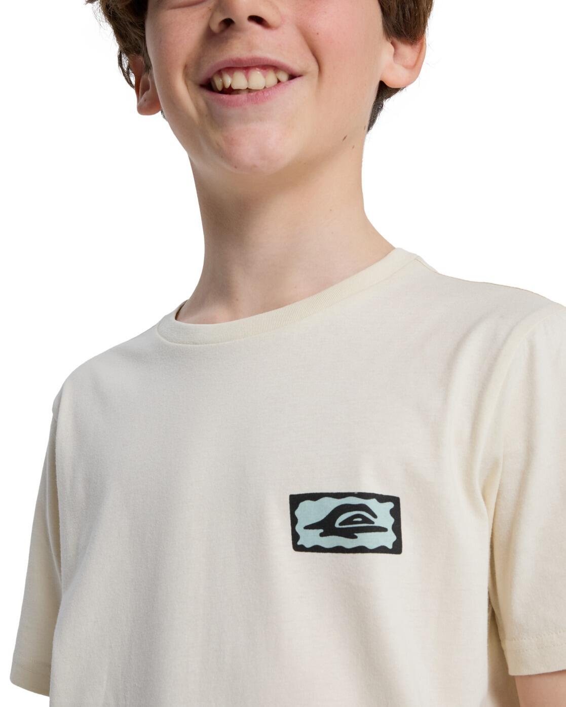 Camiseta de manga corta SERENITY SPLASH Beige Niño 4/4