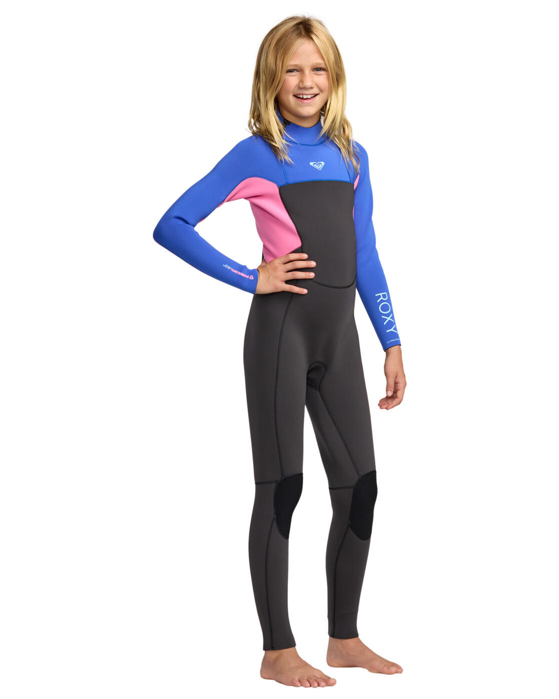 Traje de surf con cremallera posterior 3/2MM PROLOGUE+ Azul Niña 4/4