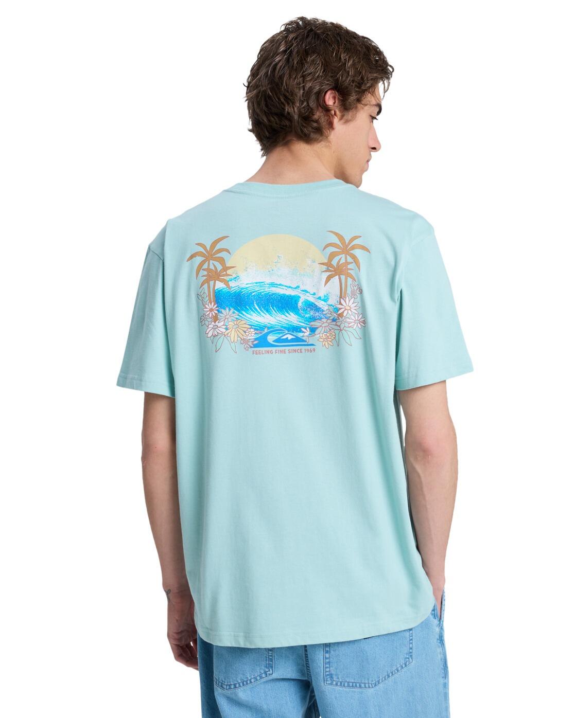 T-Shirt à manches courtes EV BARREL PARADISE Bleu Homme 2/4