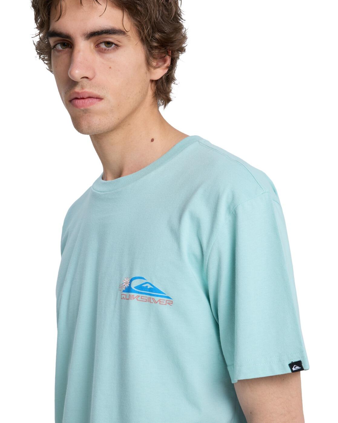 T-Shirt à manches courtes EV BARREL PARADISE Bleu Homme 4/4