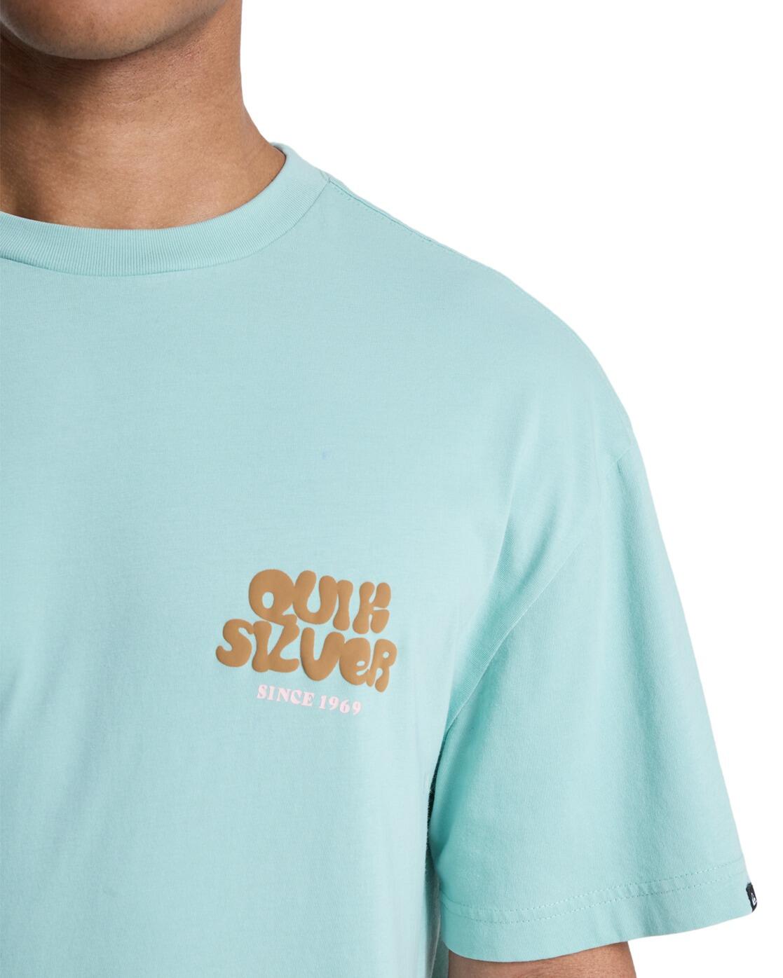 T-shirt met korte mouwen FRUITS TIDE Blau Heren 3/4