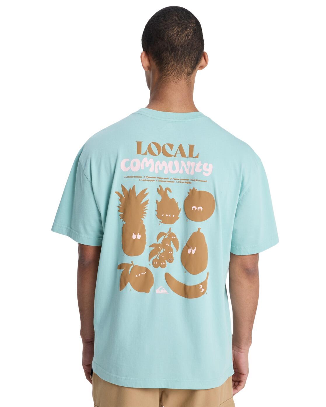 T-shirt met korte mouwen FRUITS TIDE Blau Heren 2/4