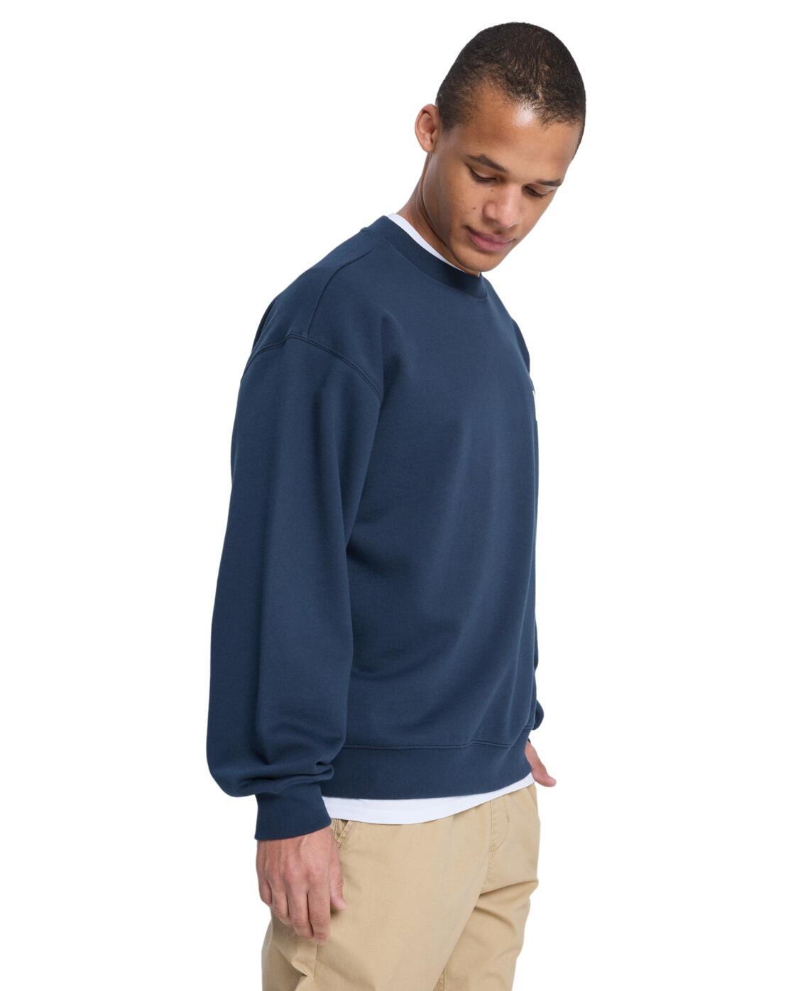 Sweat ELEVATED Bleu Homme 3/4